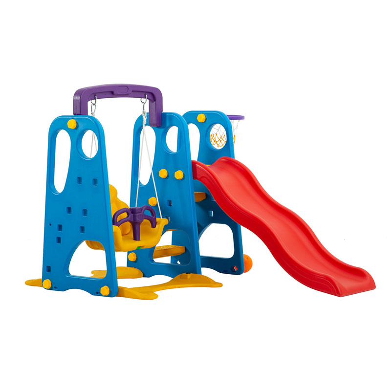 Plastic Swing And Slide Playset 浙江梦乐玩具有限公司
